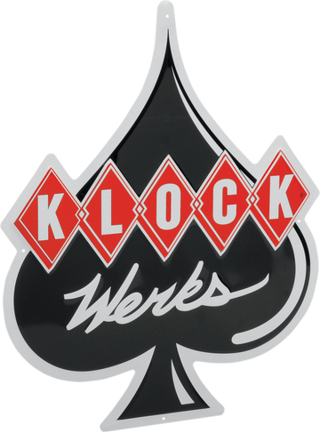 9904-0768 - KLOCK WERKS Metal Sign KWMETALSIGN
