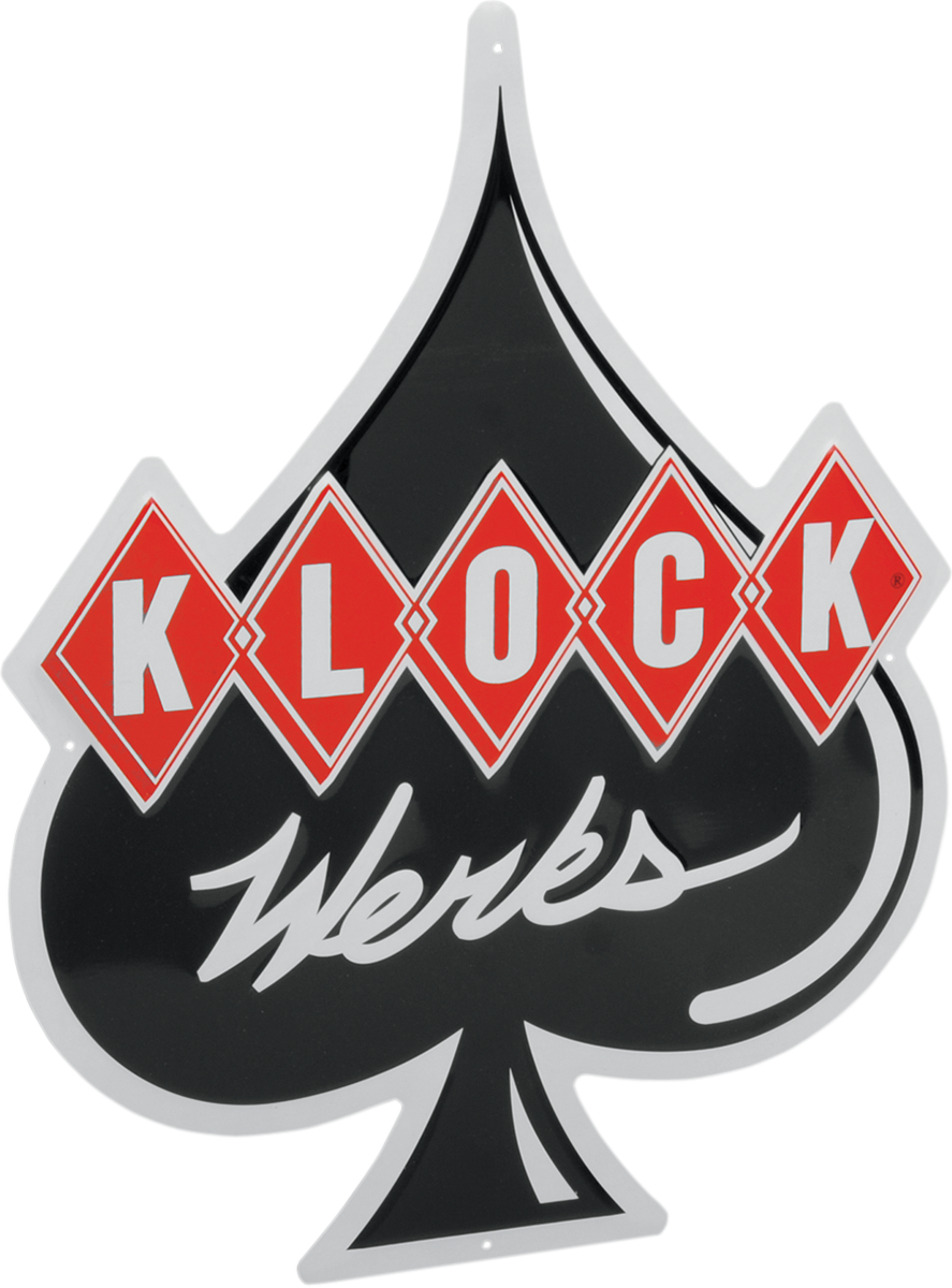 9904-0768 - KLOCK WERKS Metal Sign KWMETALSIGN