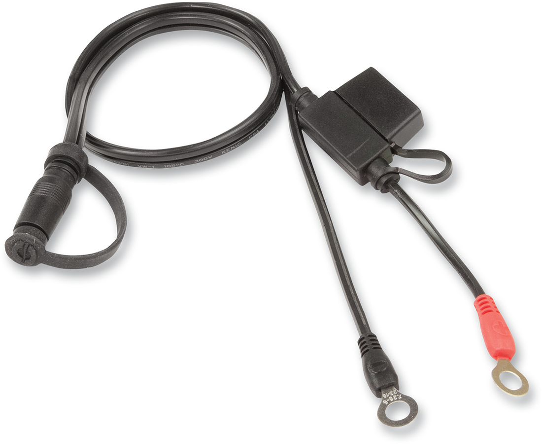 3807-0325 - TECMATE Battery Lead to 2.5 mm Barrel Adapter O-21