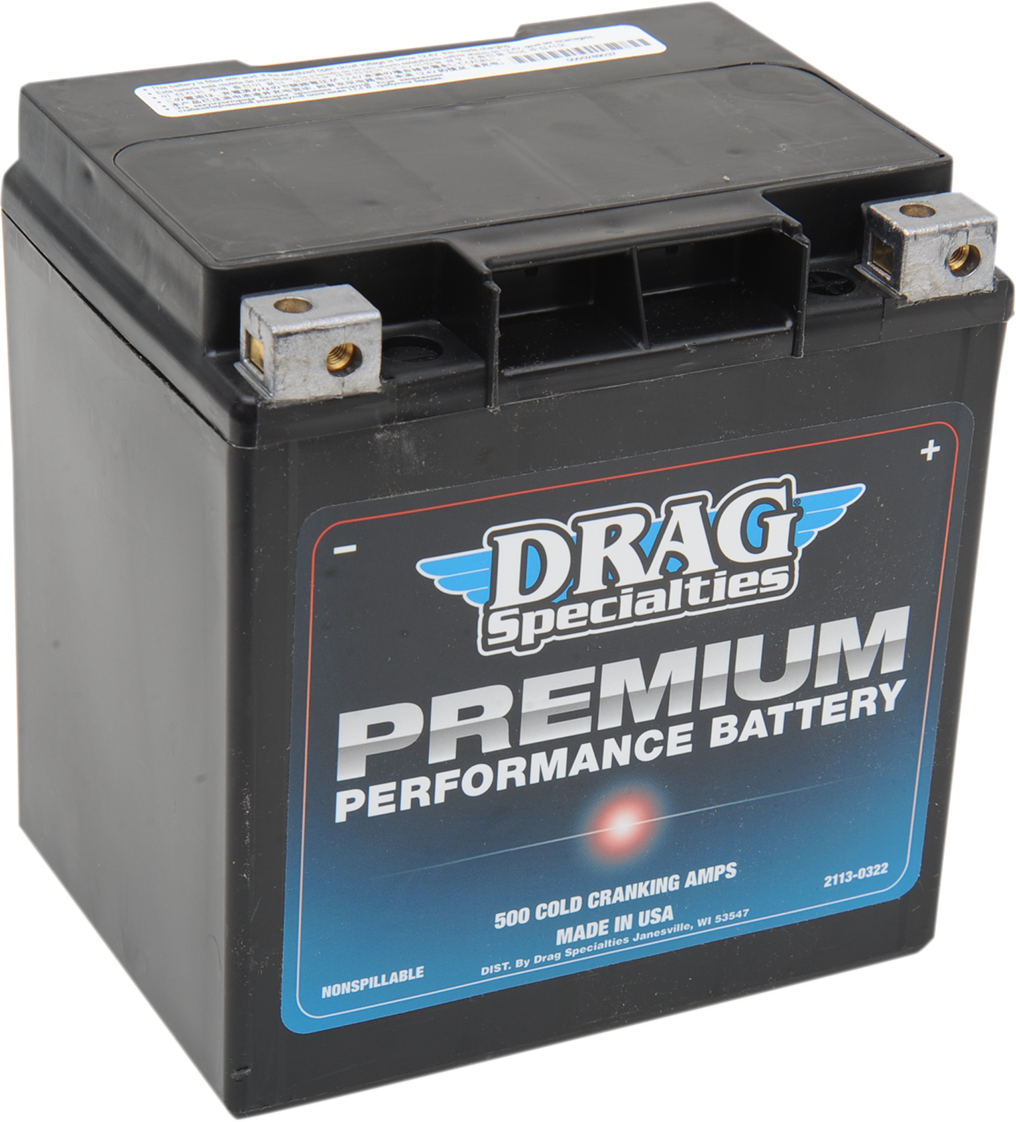 2113-0322 - DRAG SPECIALTIES Premium Performance Battery - GYZ32HL DRGM732GHL