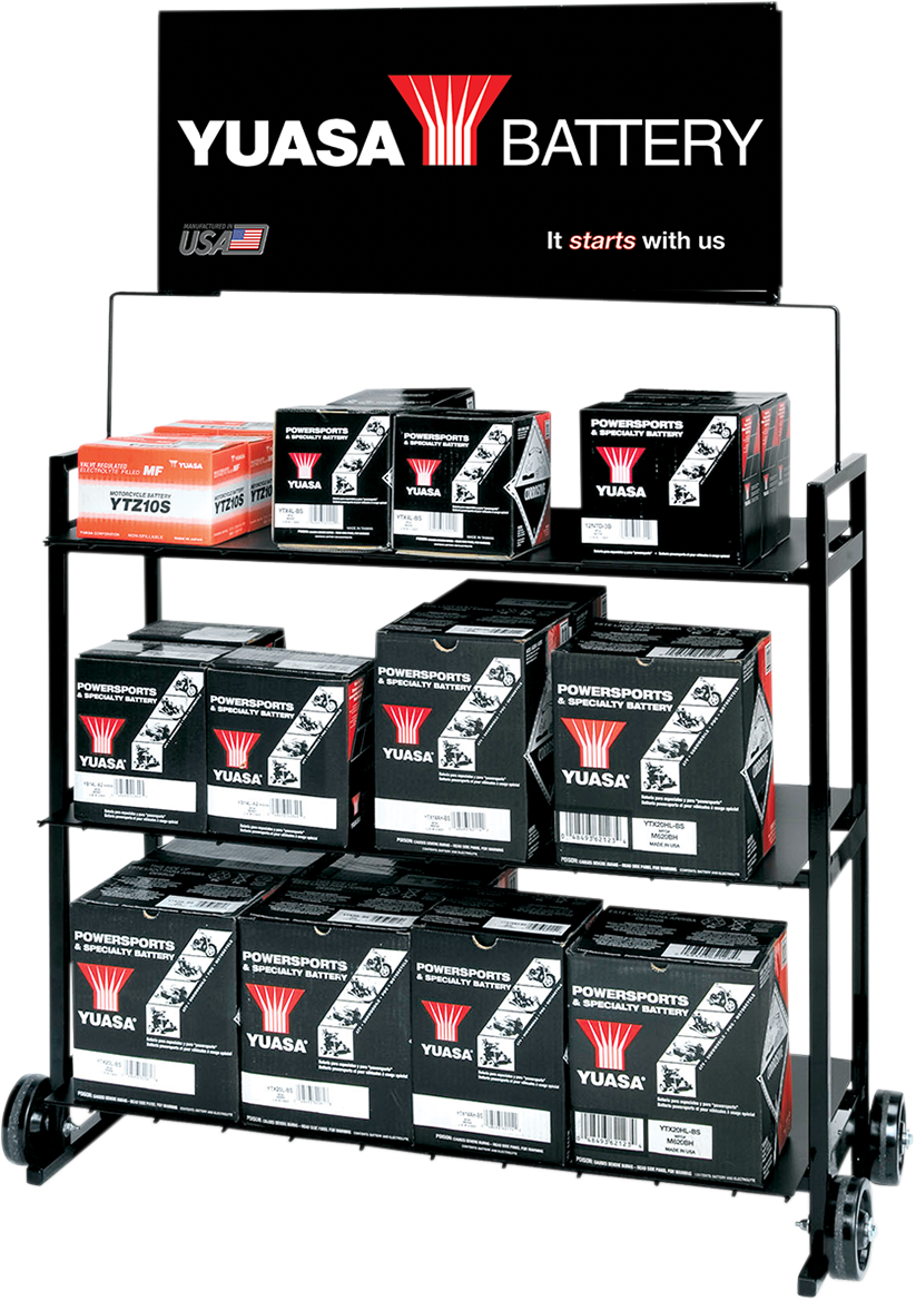 9903-0154 - YUASA Battery Rack Display YUASARACK – Retrocycle, LLC