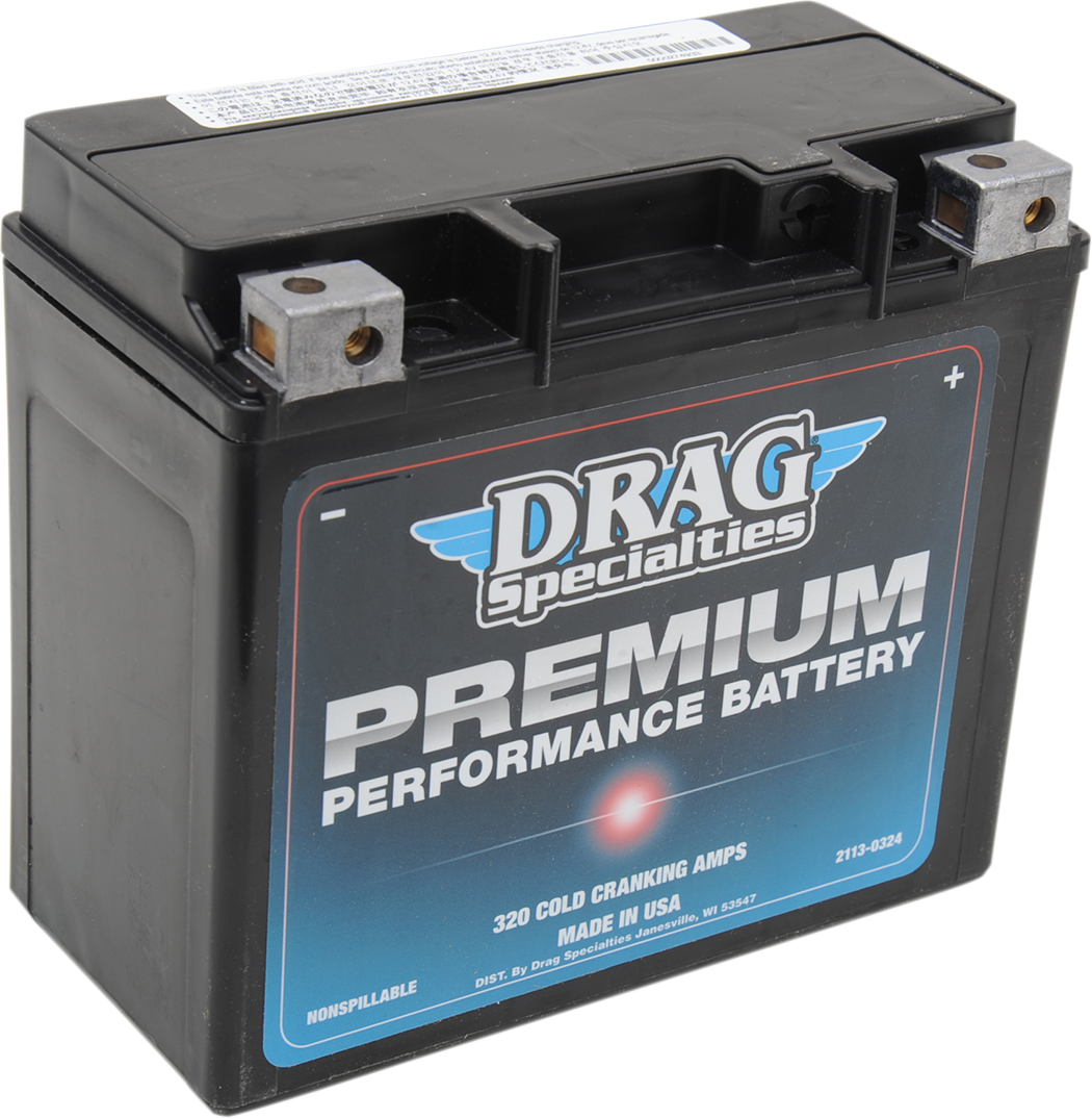 2113-0324 - DRAG SPECIALTIES Premium Performance Battery - GYZ20HL DRGM720GH