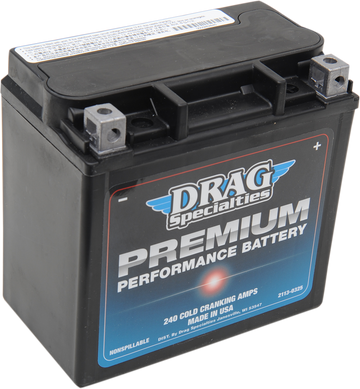 2113-0325 - DRAG SPECIALTIES Premium Performance Battery - GYZ16HL DRGM716GHL