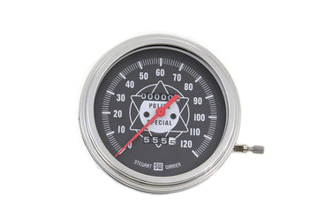 39-0070 - Speedometer with 2:1 Ratio and Red Needle