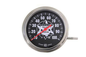 39-0071 - Speedometer with 2:1 Ratio and Red Needle