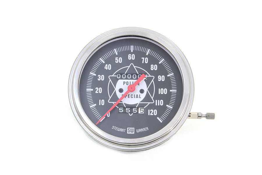 39-0072 - Speedometer with 1:1 Ratio and Red Needle