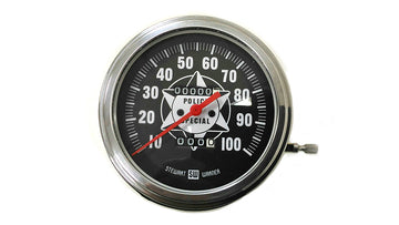 39-0073 - Speedometer with 1:1 Ratio and Red Needle