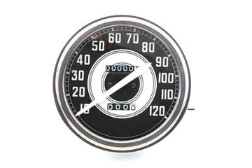 39-0458 - Speedometer with 2:1 Ratio and White Needle