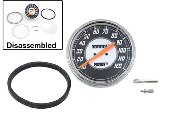 39-0482 - Replica 2:1 Speedometer with Orange Needle