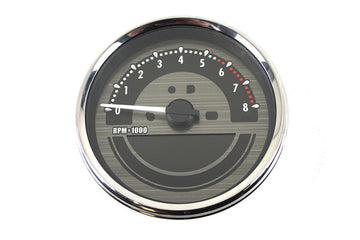 39-1128 - AEE 5  Dakota Style Speedometer Black