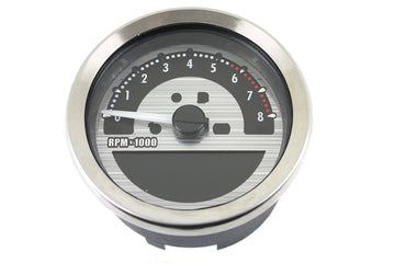 39-1131 - AEE 4  Dakota Style Speedometer Silver
