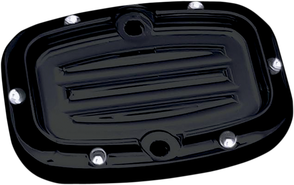 0610-0678 - COVINGTONS Rear Master Cylinder Cover - Dimpled - Black C1157-B