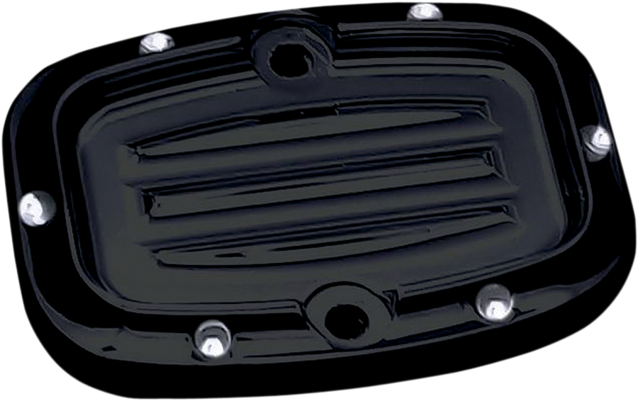 0610-0678 - COVINGTONS Rear Master Cylinder Cover - Dimpled - Black C1157-B