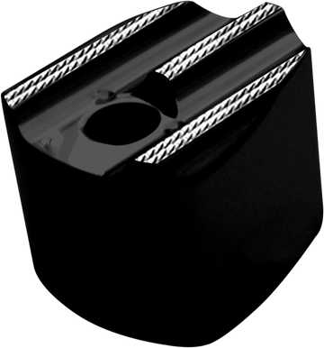 2106-0117 - COVINGTONS Ignition Switch Cover - Diamond Edge - Black C1245-D