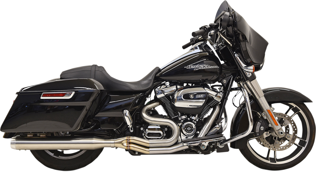 1800-2200 - BASSANI XHAUST 2:1 Exhaust - Stainless Steel - Straight Can 1F28SS