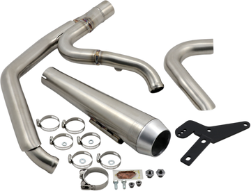 1800-2365 - BASSANI XHAUST 2:1 Exhaust - Stainless 1S81SS