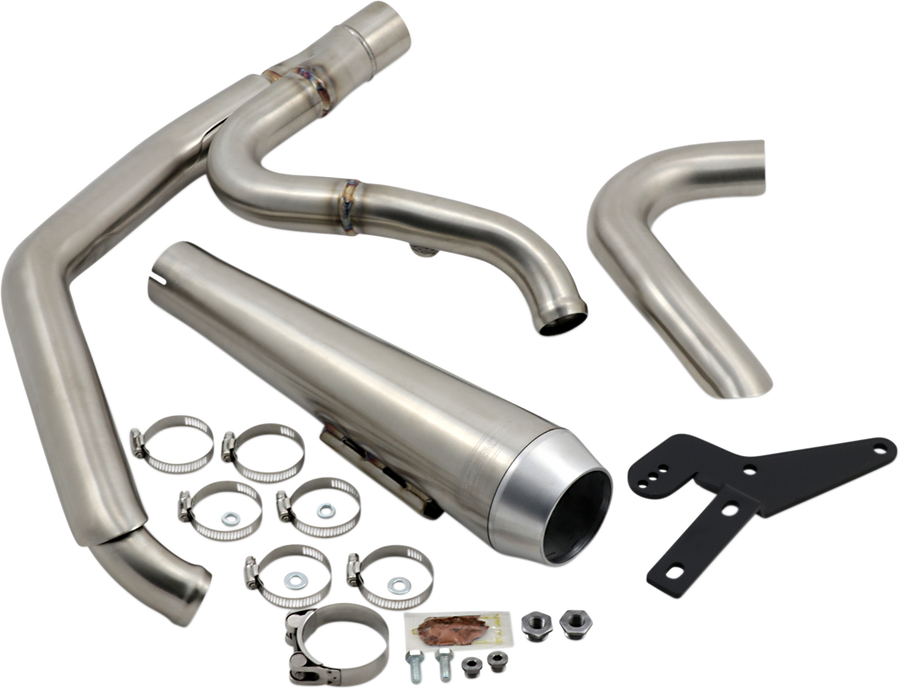 1800-2365 - BASSANI XHAUST 2:1 Exhaust - Stainless 1S81SS