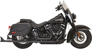 1800-2410 - BASSANI XHAUST Fishtail Exhaust with Baffle - 33" 1S96EB33