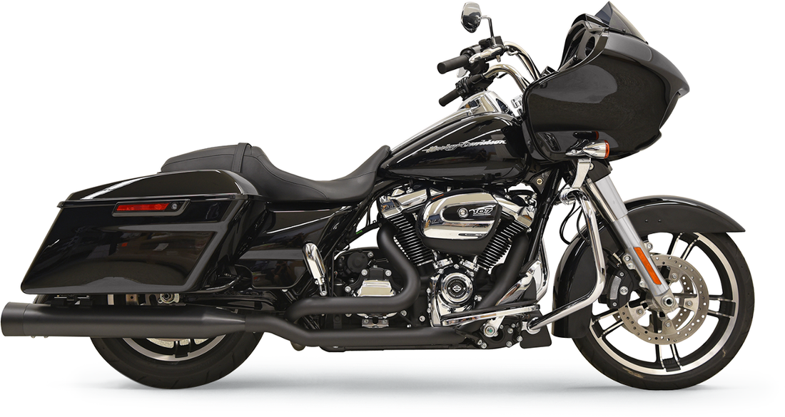 1802-0365 - BASSANI XHAUST Down Under Headpipes - Black 11525A