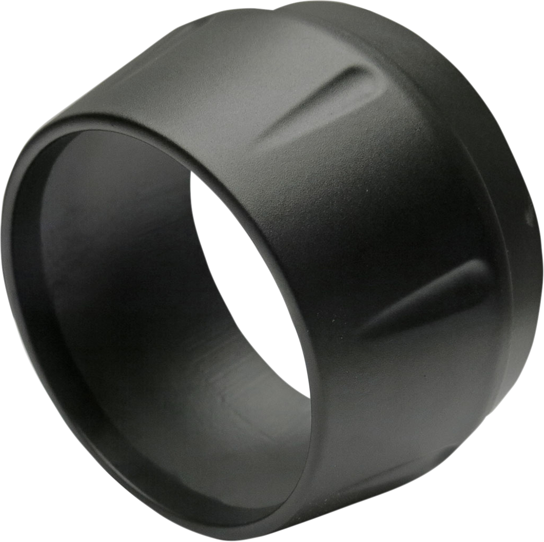 1860-1053 - BASSANI XHAUST End Cap - Black - Short Megaphone BESMU