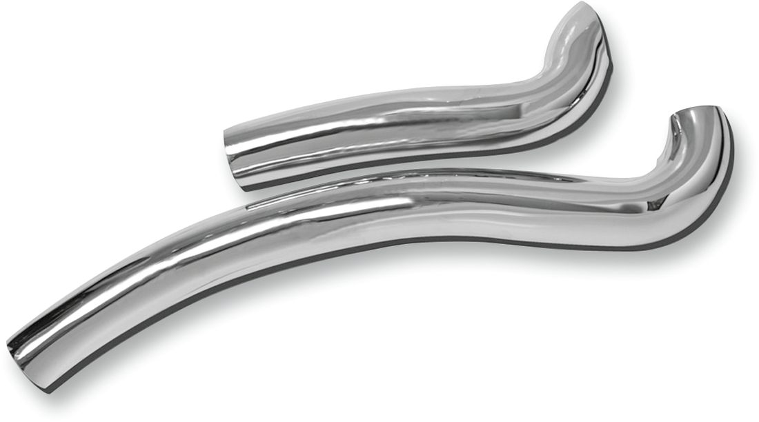 1861-0597 - BASSANI XHAUST Sweeper Heat Shields - Chrome HS-XL-FF12