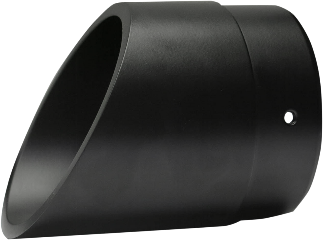 1861-1001 - BASSANI XHAUST 4" End Cap - Black - Slash - +1" BE40SB+1