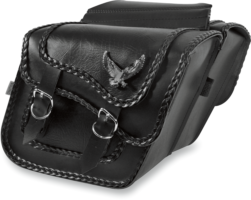 3501-0146 - WILLIE & MAX LUGGAGE Black Magic Saddlebag - Adjustable 58708-20