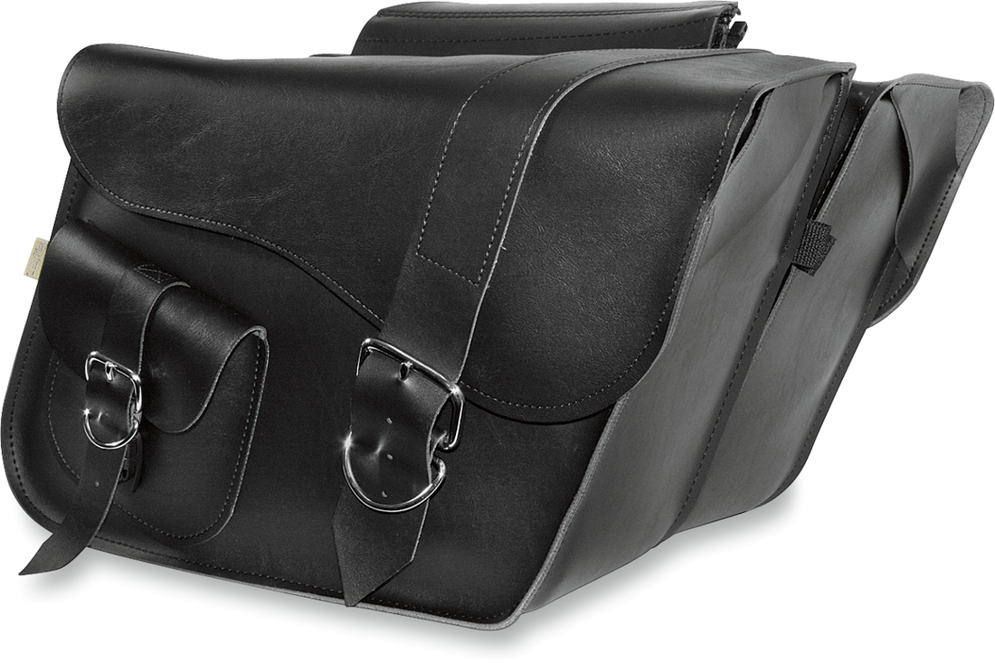 3501-0200 - WILLIE & MAX LUGGAGE Ranger Slant Saddlebags - Large 58750-00