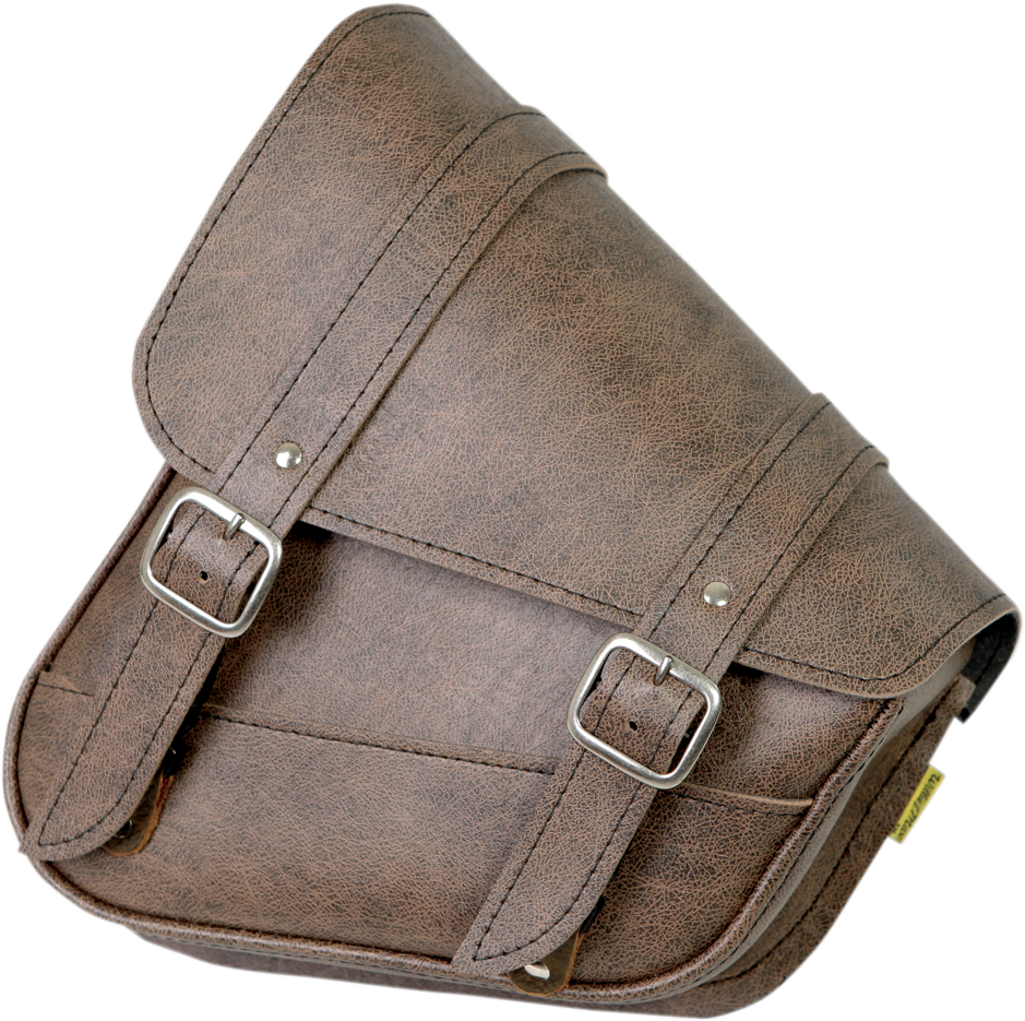 3501-0795 - WILLIE & MAX LUGGAGE Swingarm Bag - '00-'17 FLST/FXST - Brown 59777-00
