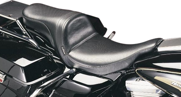 1910-2152 - LE PERA Daytona 2-Up Seat - Without Backrest - Smooth - Black - FLH/FLT '02-'07 LH-567