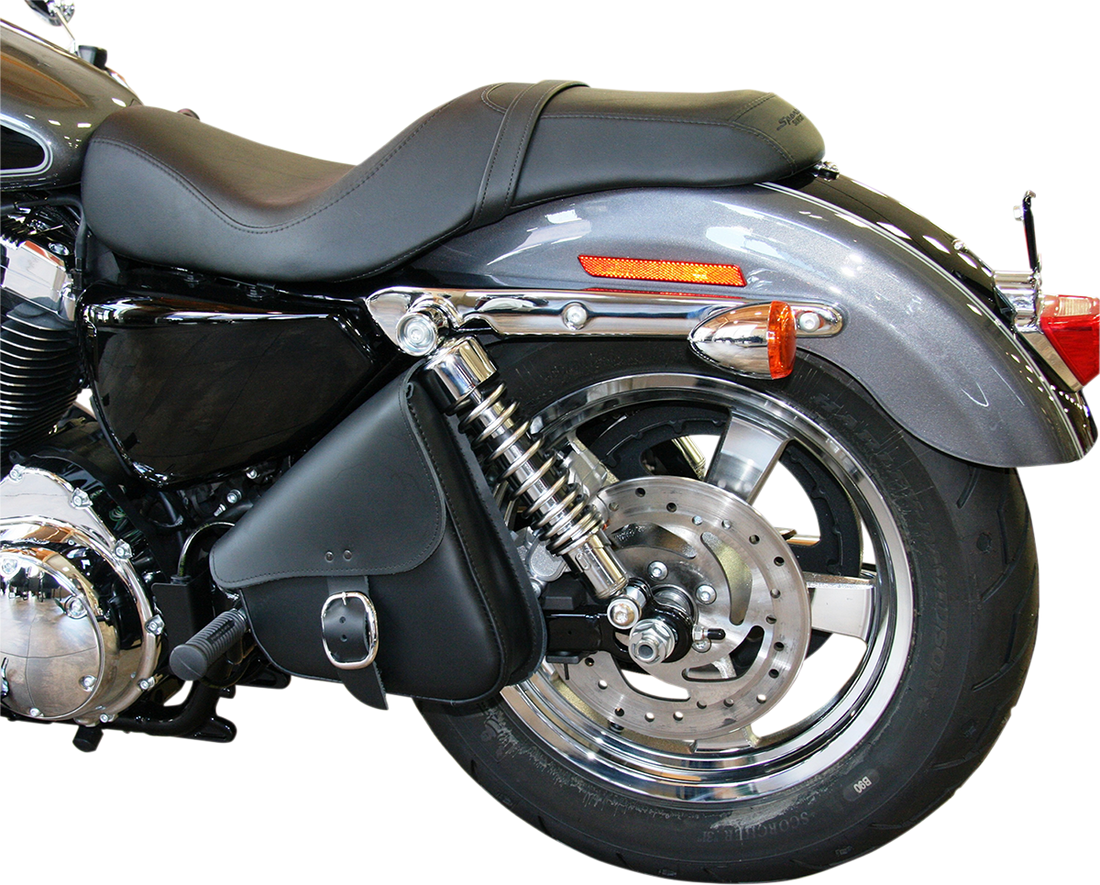 3501-1002 - WILLIE & MAX LUGGAGE Leather Swingarm Bag - '86-'20 XL 59904-00