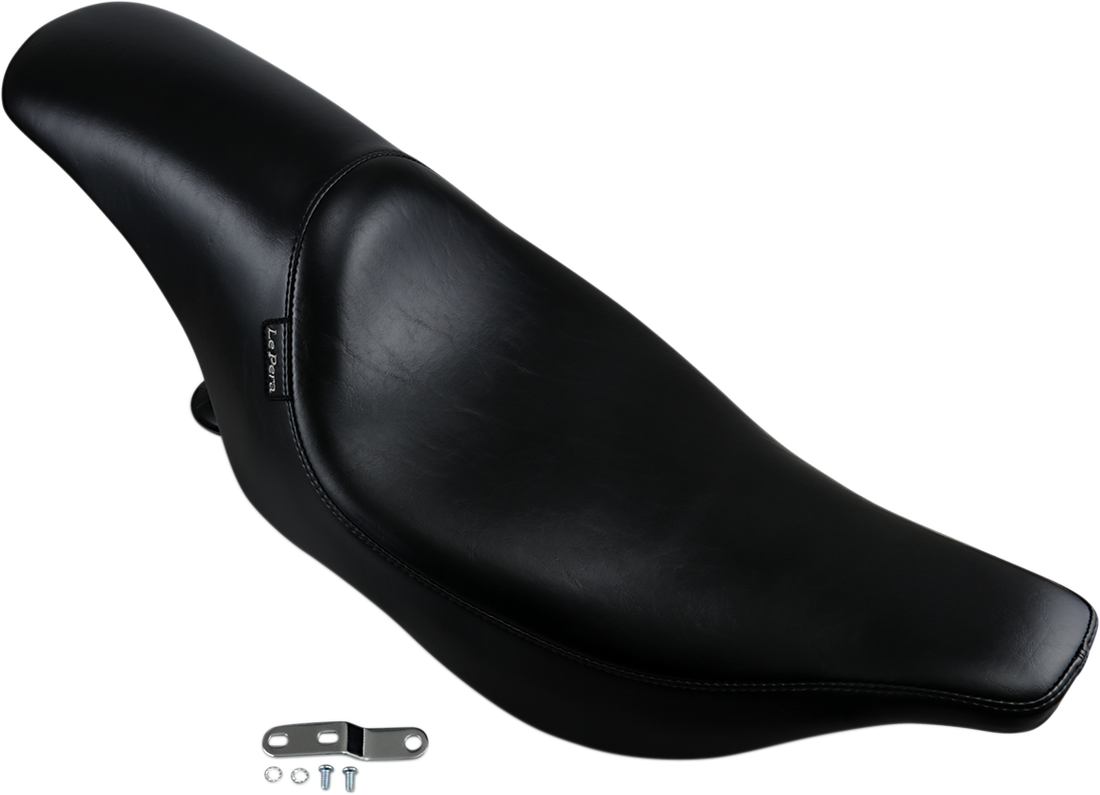 1910-2168 - LE PERA Silhouette Full-Length Seat - Smooth - Black - FLH/FLT '02-'07 LGH-867