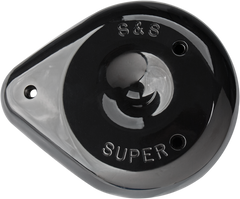 1014-0237 - S&S CYCLE Teardrop Air Cleaner Cover - Gloss Black 170-0384A