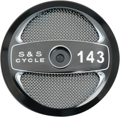1014-0246 - S&S CYCLE Stealth Air Cleaner Cover - Black - 143" 170-0323