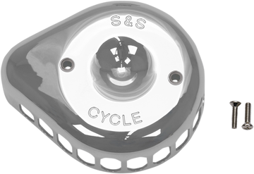 1014-0272 - S&S CYCLE Mini Tear-Drop Air Cleaner Cover - Chrome 170-0367