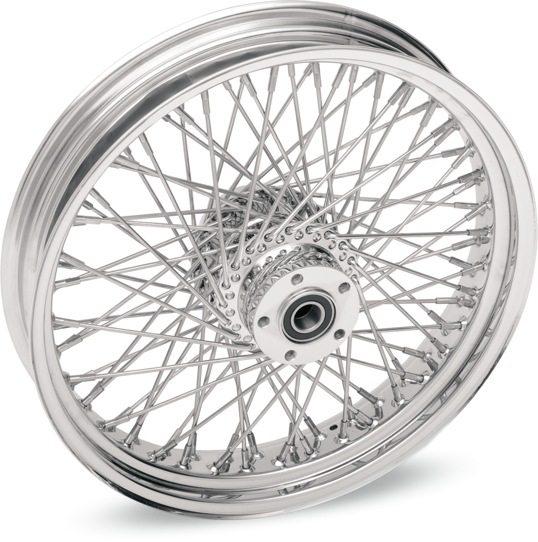 DRAG SPECIALTIES Front Wheel - 80 Spoke - Single DiscNo ABS- Chrome - 16"x3.50" - '00-'06 FLST/C/F/N 04638-0420S