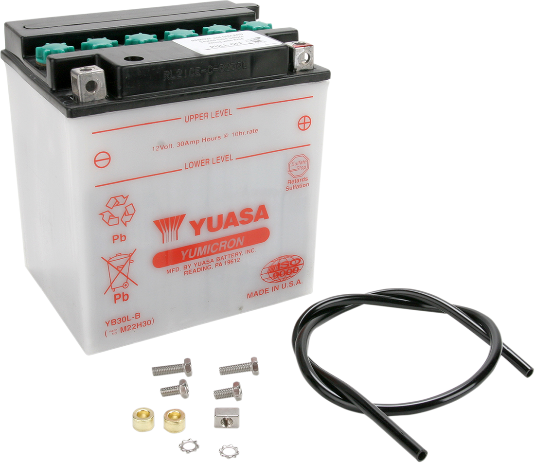 YB30L-B - YUASA Battery - YB30L-B YUAM22H30TWN