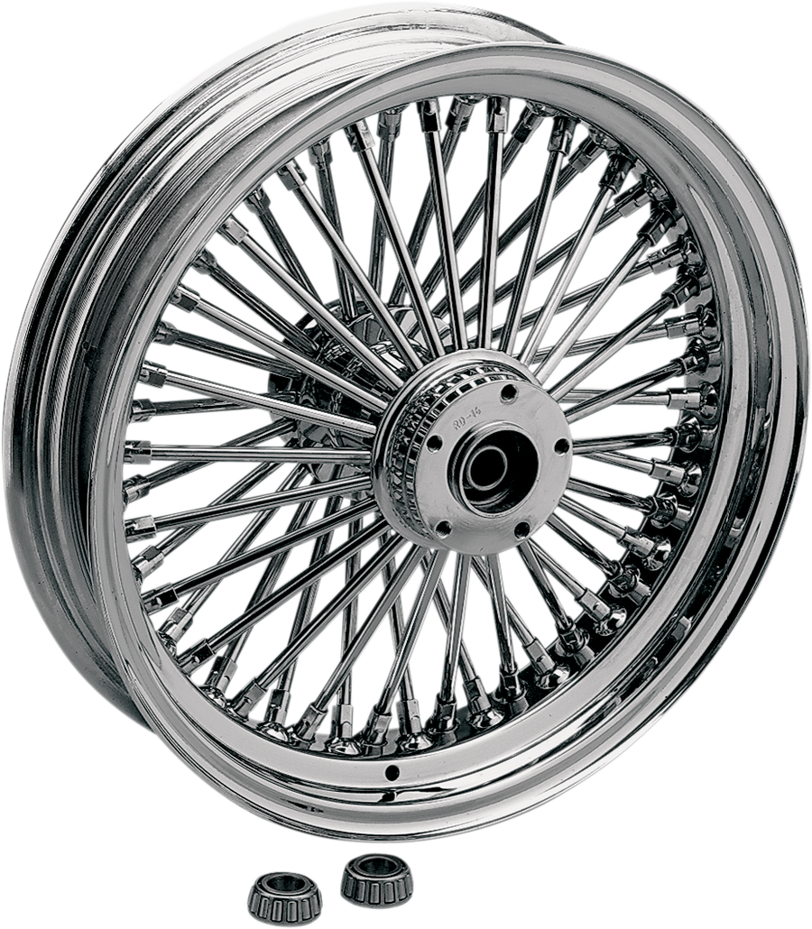 DRAG SPECIALTIES Front Wheel - Dual Disc/ABS - Chrome - 18"x3.50" - '08-'19 04835-2018-09AB