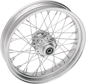 DRAG SPECIALTIES Rear Wheel - 40 Spoke - Single Disc/No ABS - Chrome - 16"x3.50" 04634-0440S