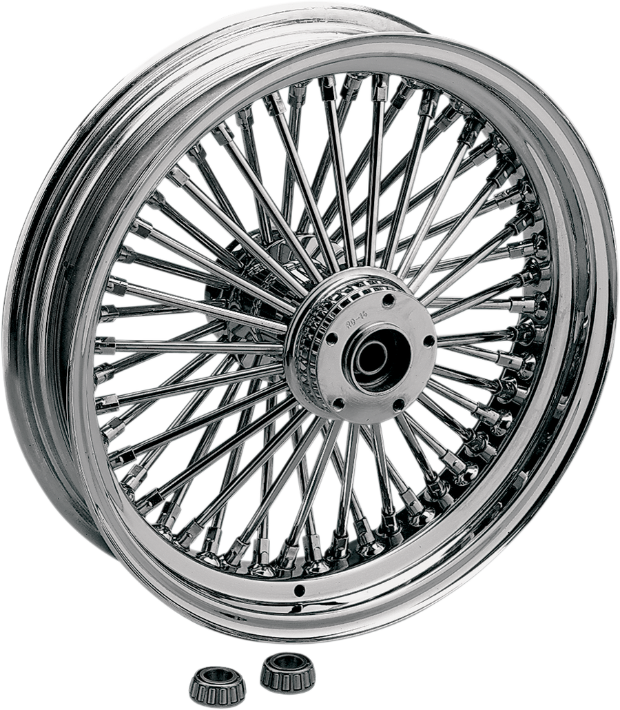 DRAG SPECIALTIES Rear Wheel - Single Disc/No ABS - Chrome - 18"x3.50" 04835-2508S