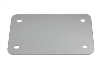 42-0213 - License Plate Frame Backing Plate Chrome Smooth Style