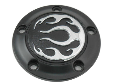 42-0473 - Black 5-Hole Flame Point Cover