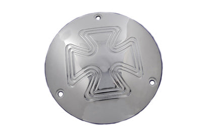 42-0579 - Iron Cross Type Derby Cover Chrome