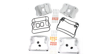42-0789 - Top Rocker Box Cover and D-Ring Kit Chrome