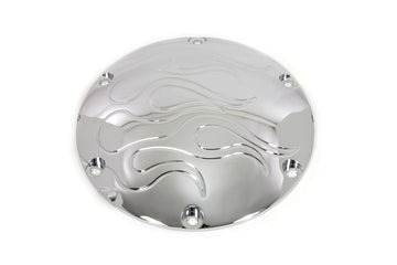 42-1017 - Flame Derby Cover Chrome