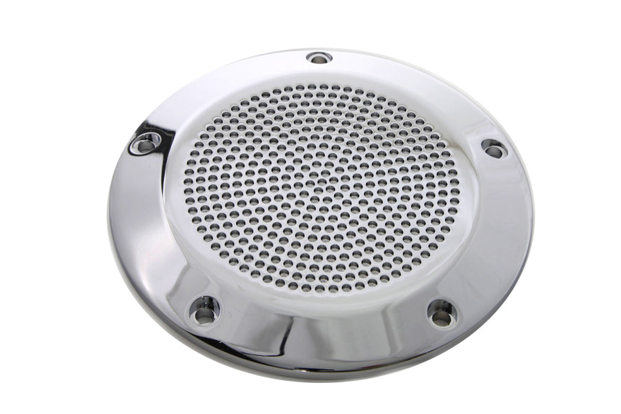 42-1089 - Chrome Perforated 5-Hole Derby Cover