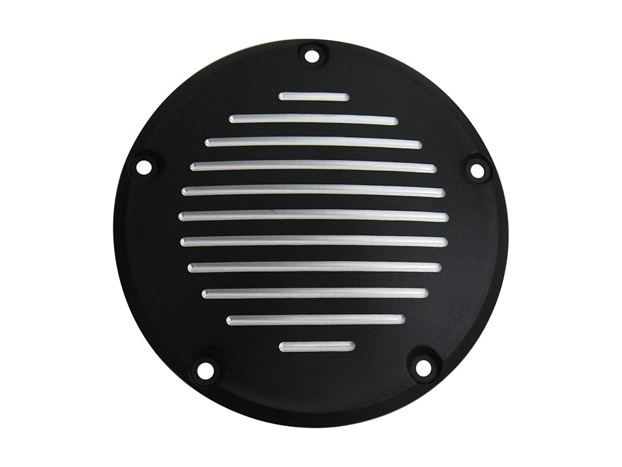 42-1140 - Black Grooved 5-Hole Derby Cover