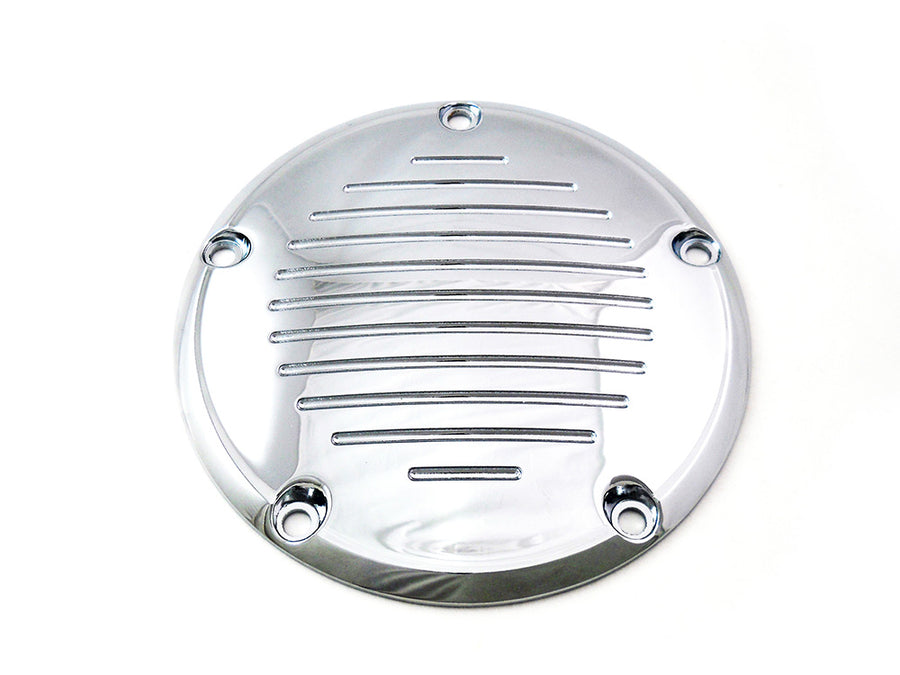 42-1141 - Chrome Grooved 5-Hole Derby Cover