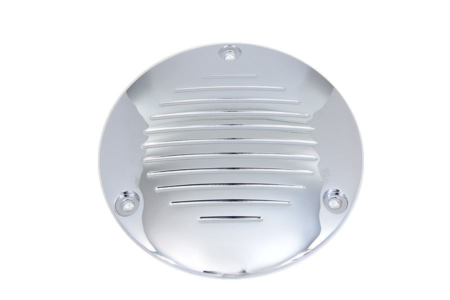 42-1142 - Chrome Grooved 3-Hole Derby Cover
