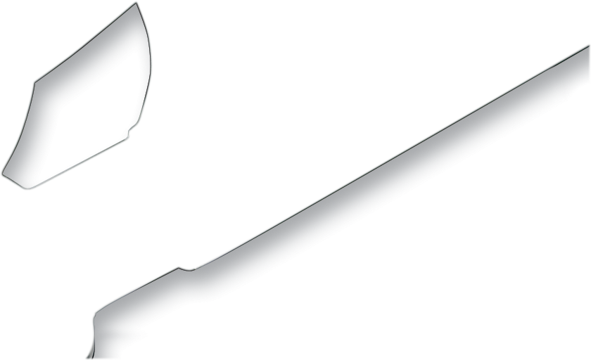 3501-0613 - RICK DOSS Saddlebag Guard Eliminator Bracket - Chrome S77-0137